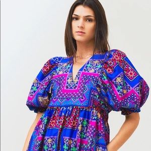 Hunter Bell Palmer MIDI Dress Talavets, Medium